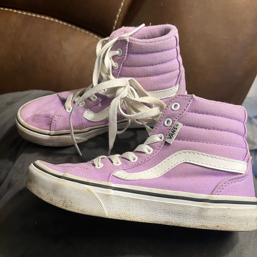 Size 1 youth purple vans